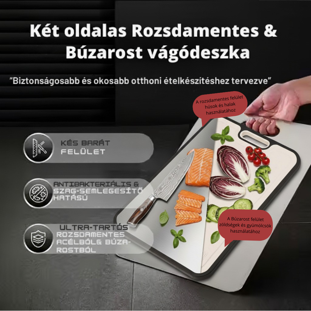 Stilwit Prémium kétoldalas  vágódeszka